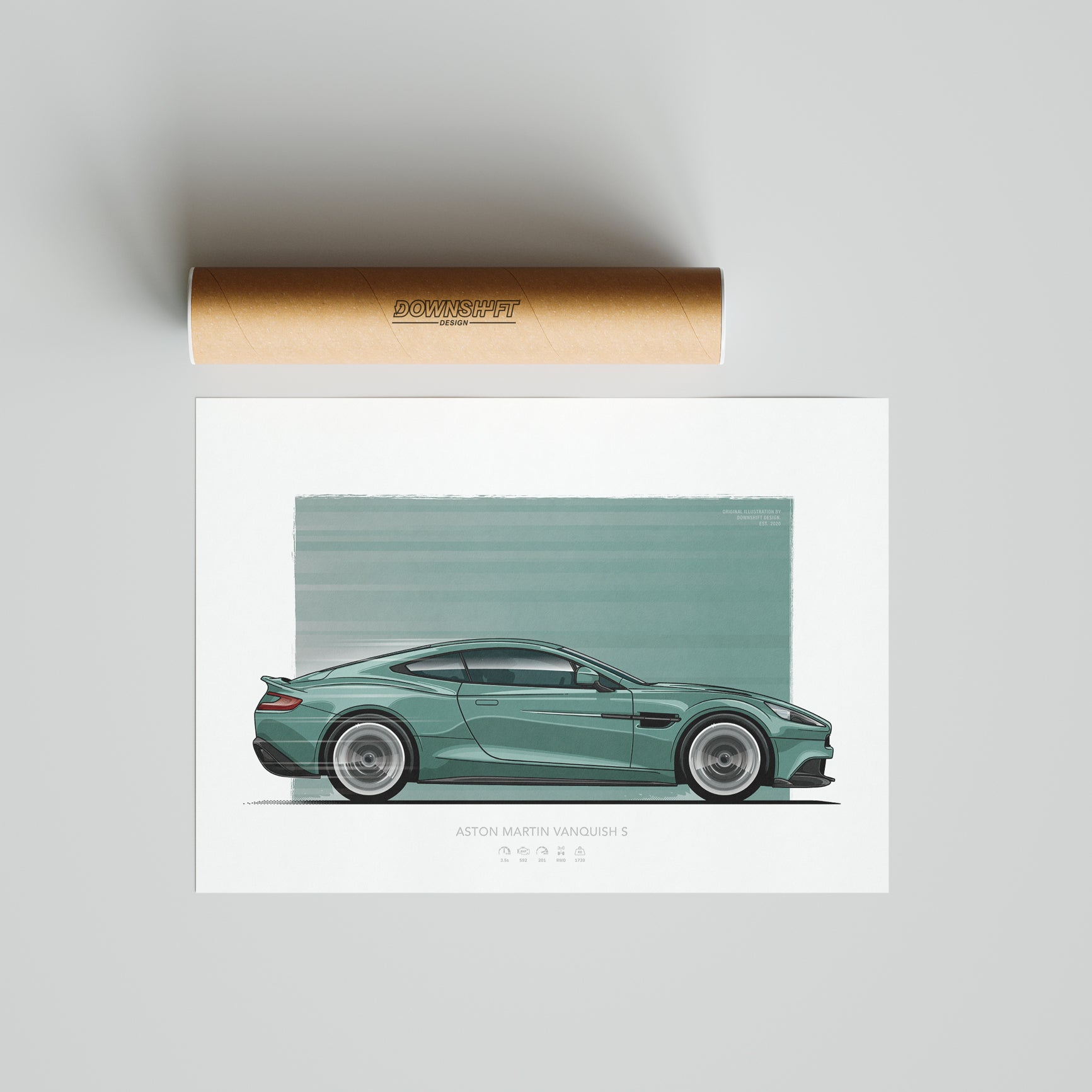 Aston Martin Vanquish S – Fine Art Automotive Print