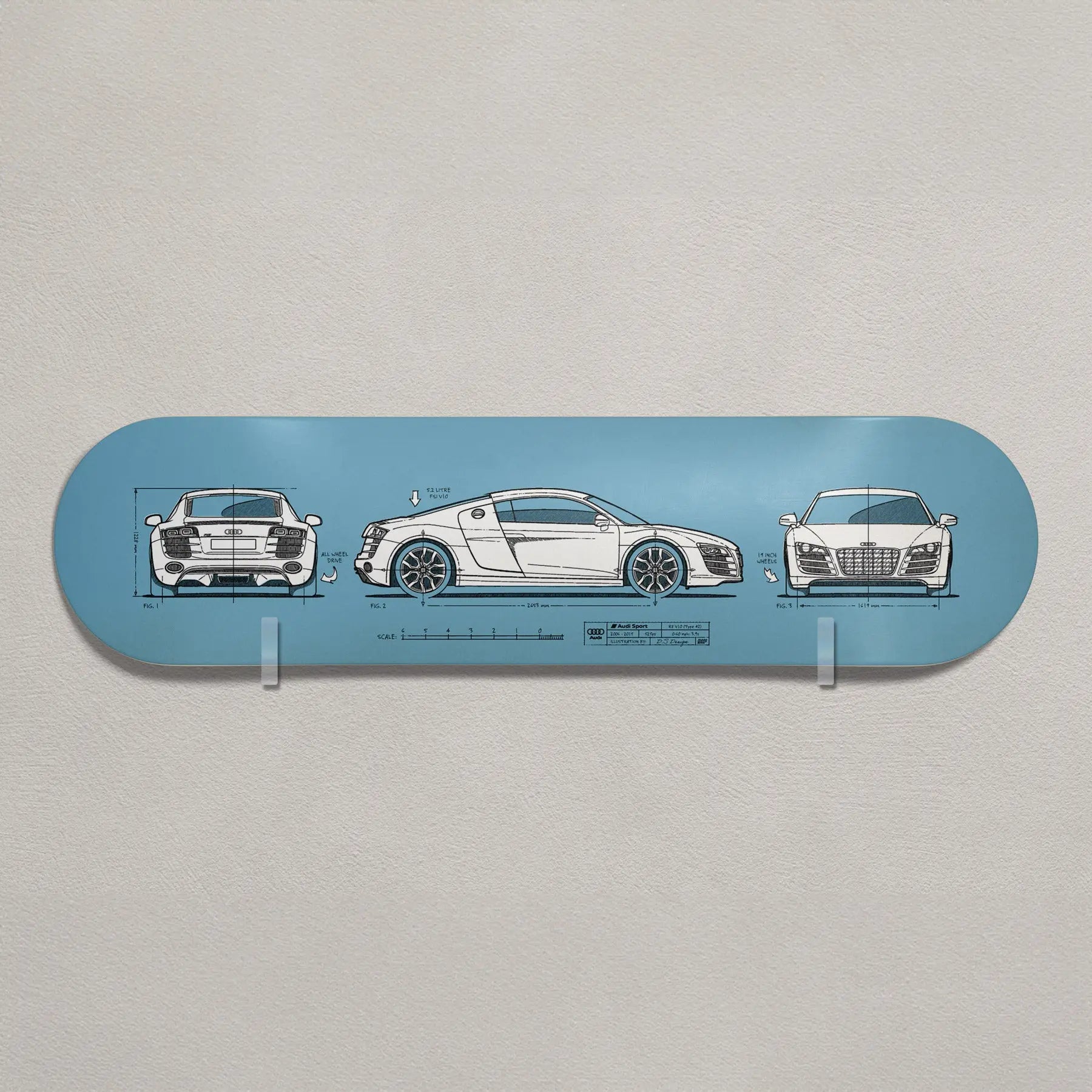 Audi R8 - Car Blueprint Collection My Store