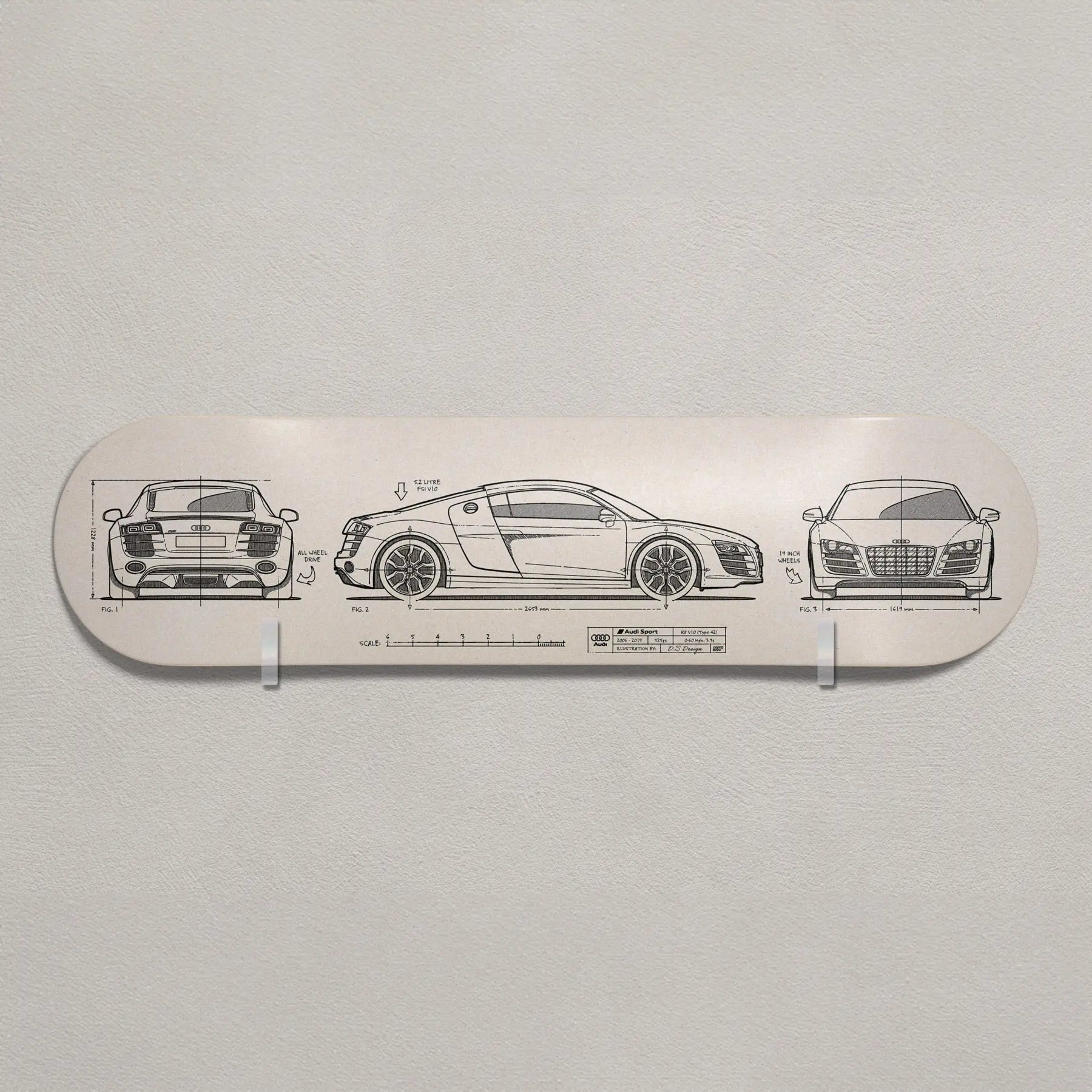 Audi R8 - Car Blueprint Collection My Store