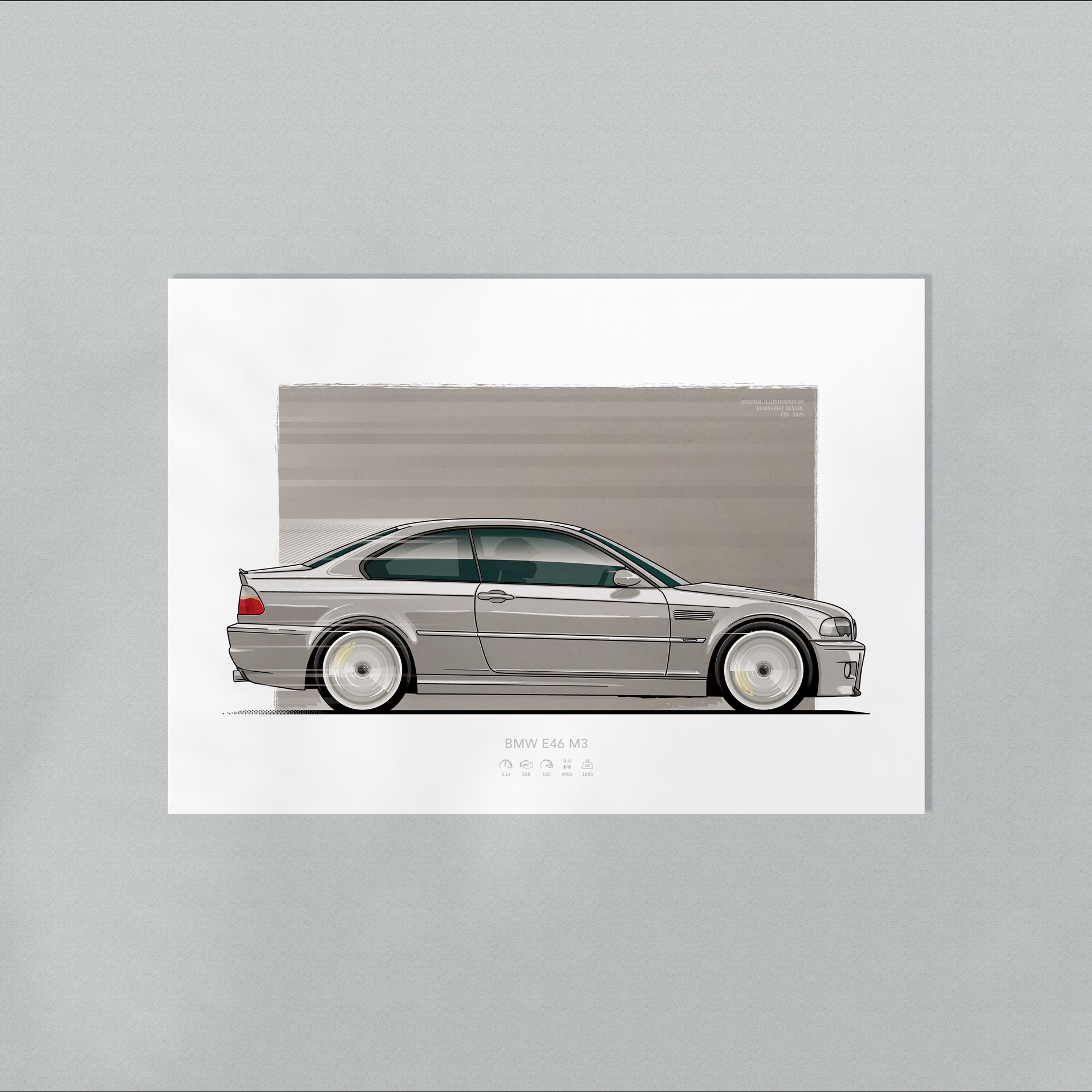 BMW E46 M3 – Fine Art Automotive Print