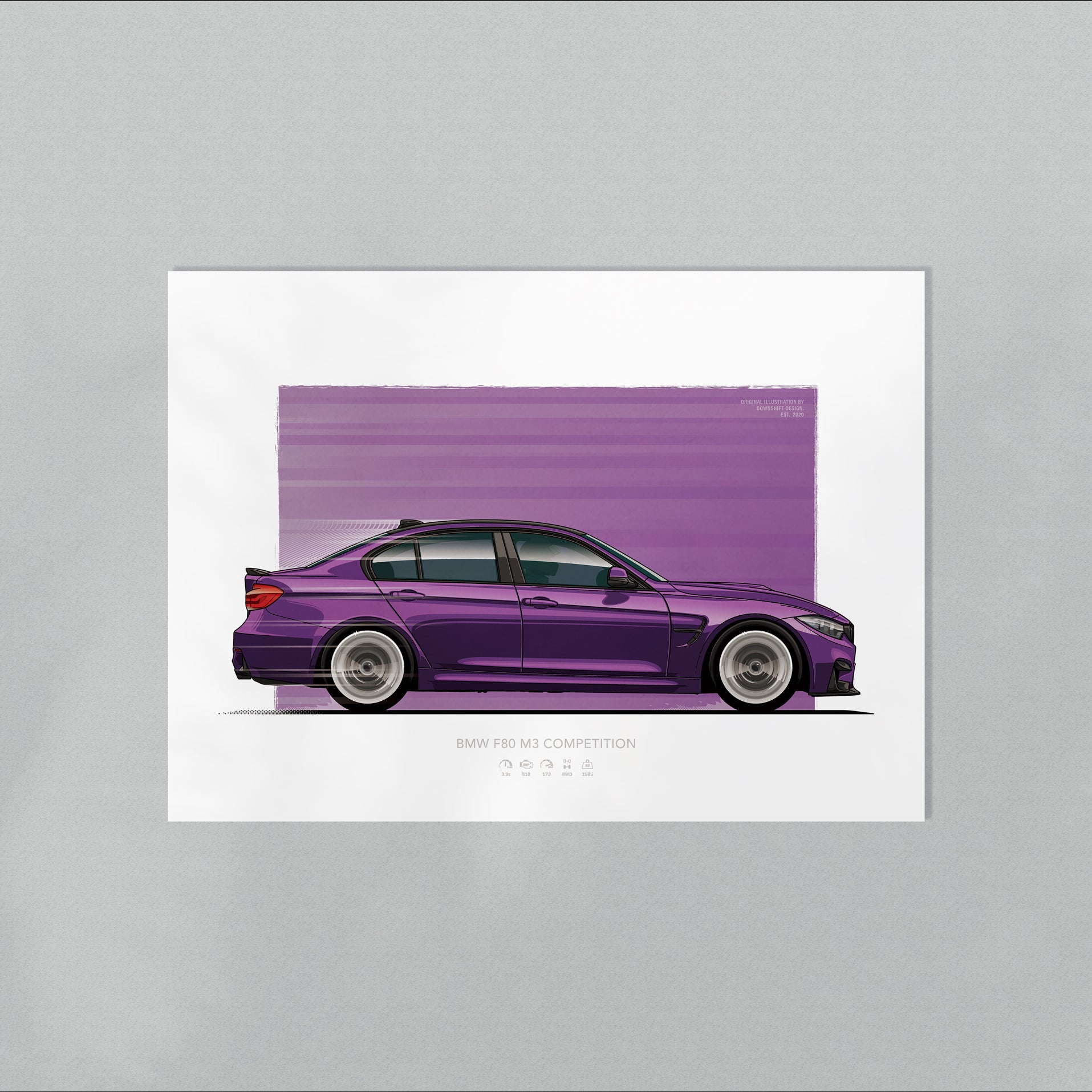 BMW F80 M3 – Fine Art Automotive Print