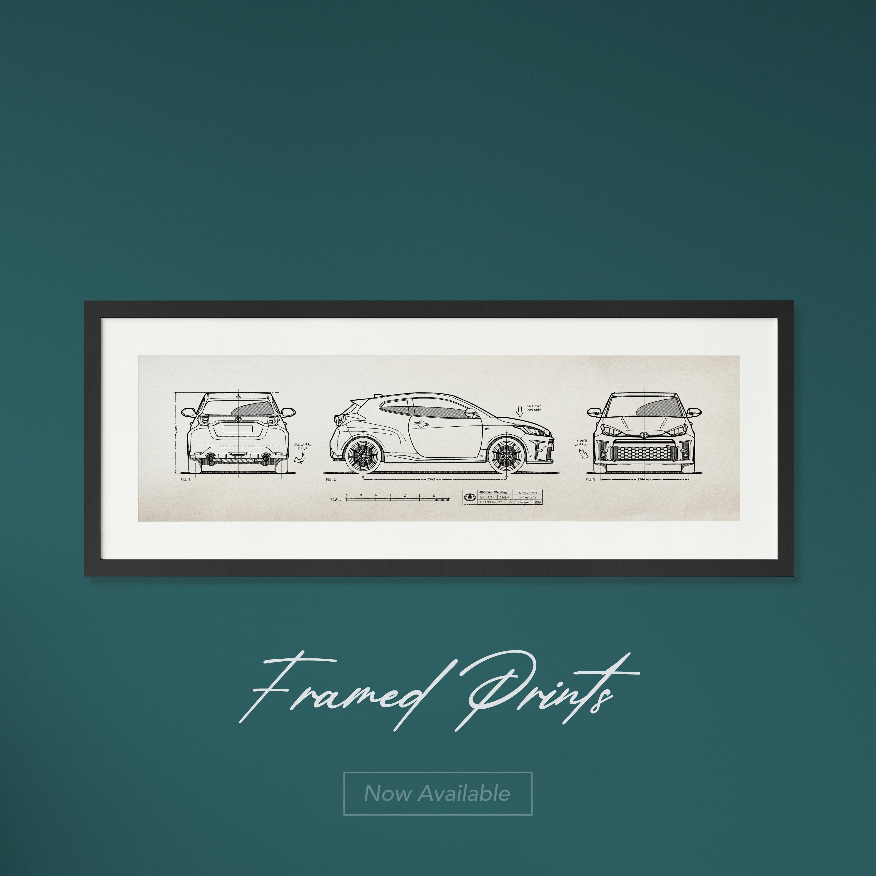 Yaris GR - Car Blueprint Collection