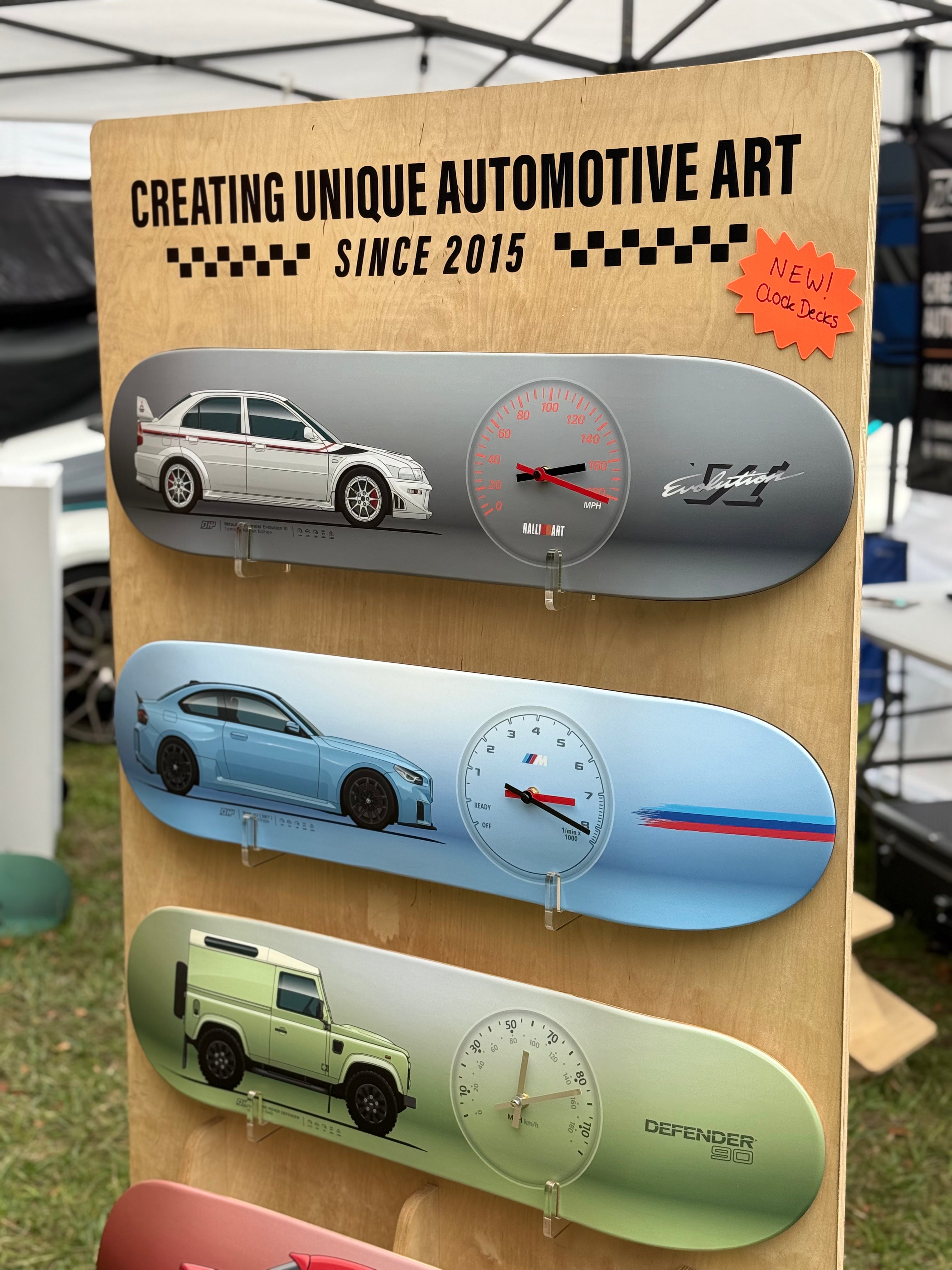 Clock Decks - Commission your own car