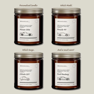 Personalised Car Candle - Life's short! My Store