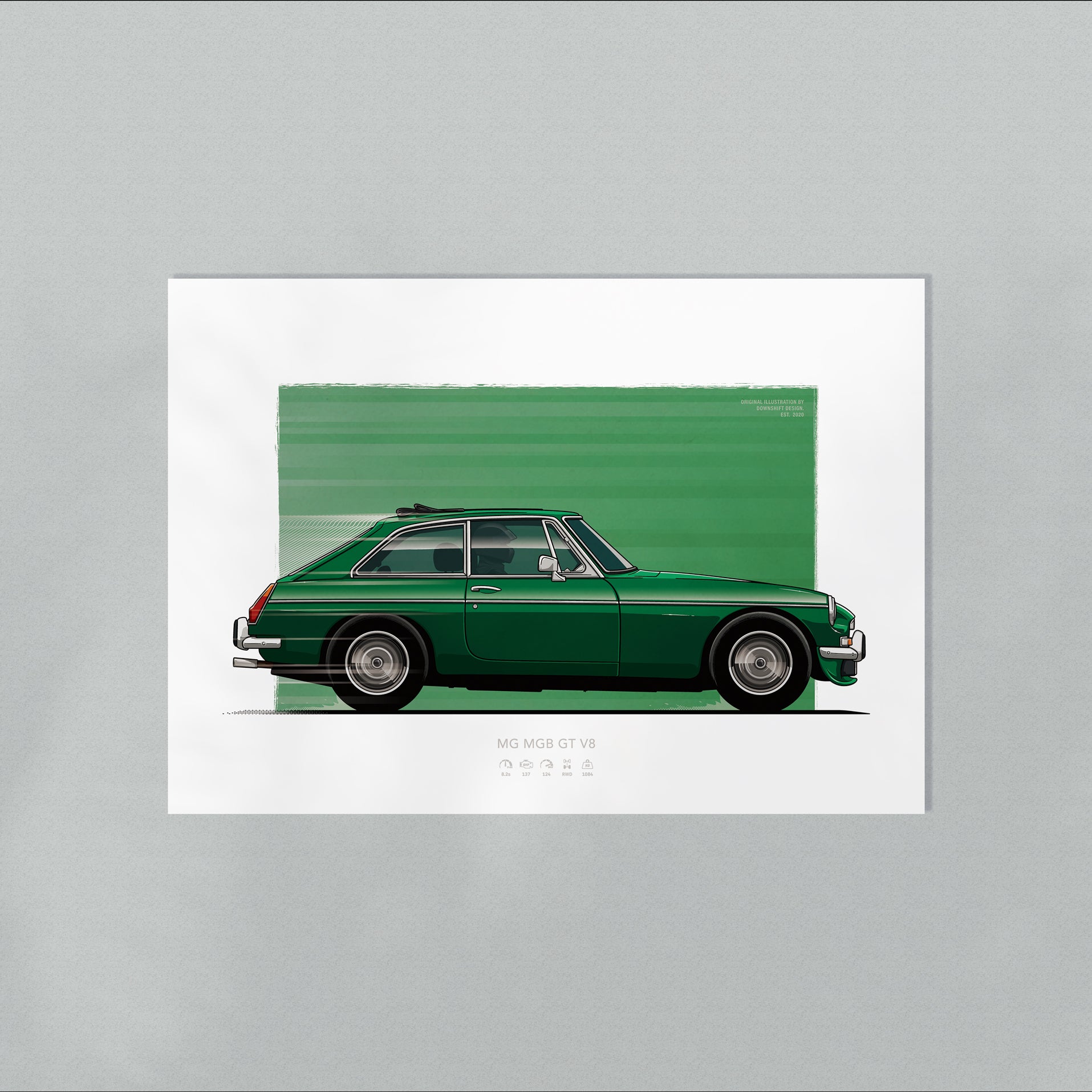 MGB GT V8 – Fine Art Automotive Print