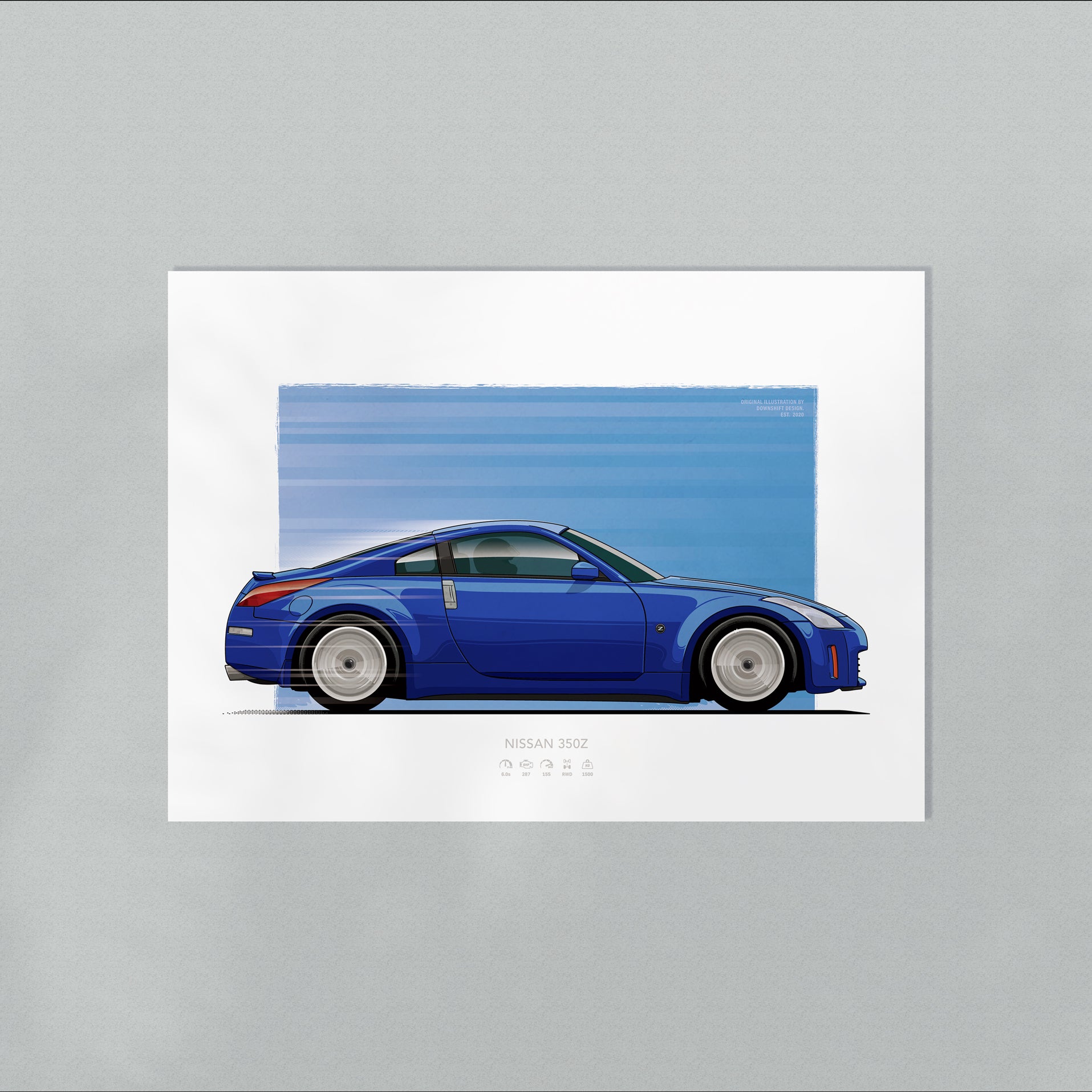 Nissan 350z – Fine Art Automotive Print