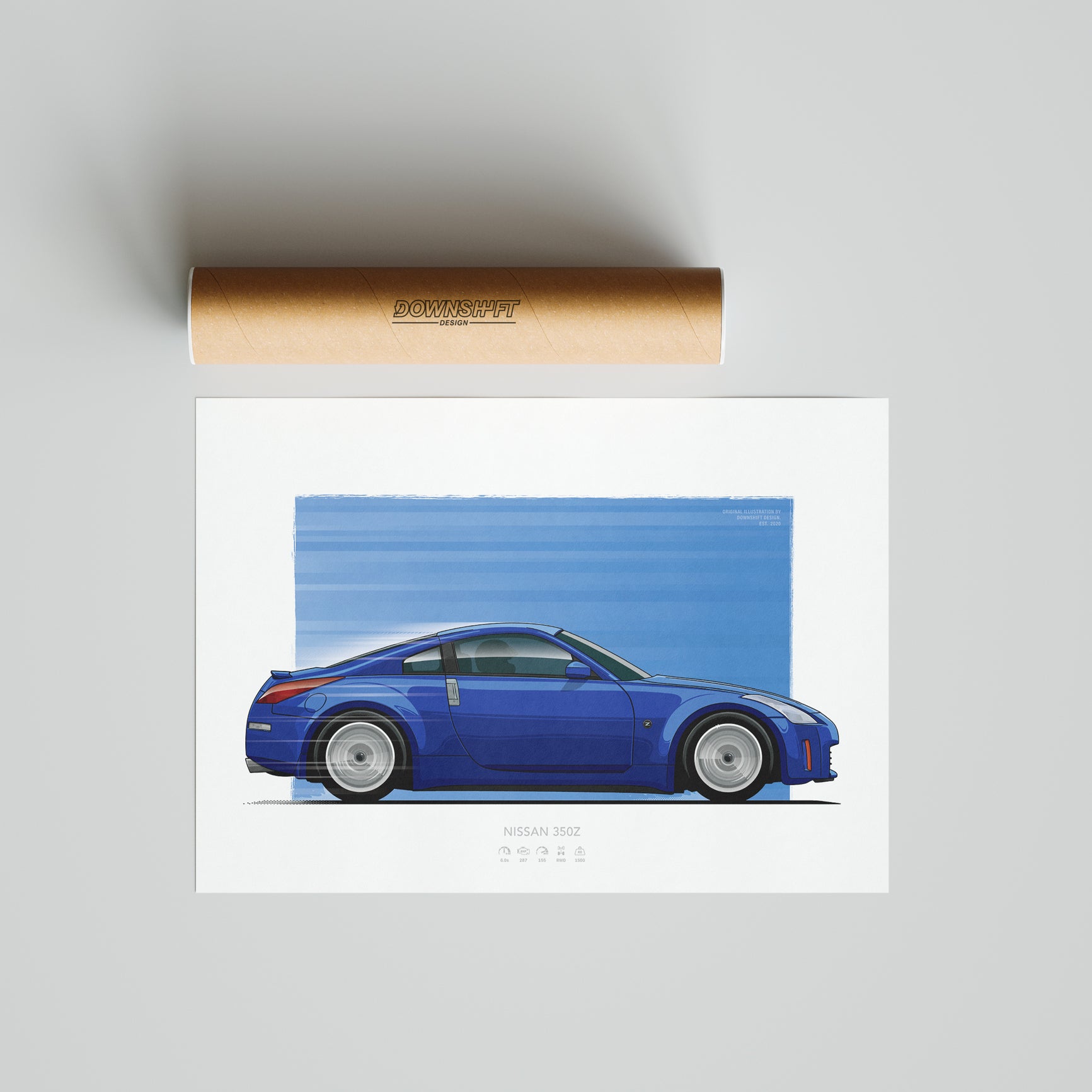 Nissan 350z – Fine Art Automotive Print