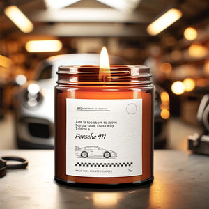 Personalised Car Candle - Life's short! My Store