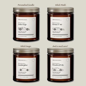 Personalised Car Candle - Sorry it's not a car My Store
