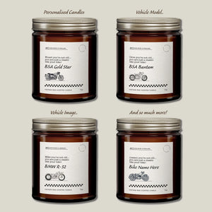 Personalised Biker Candle - You're a classic My Store