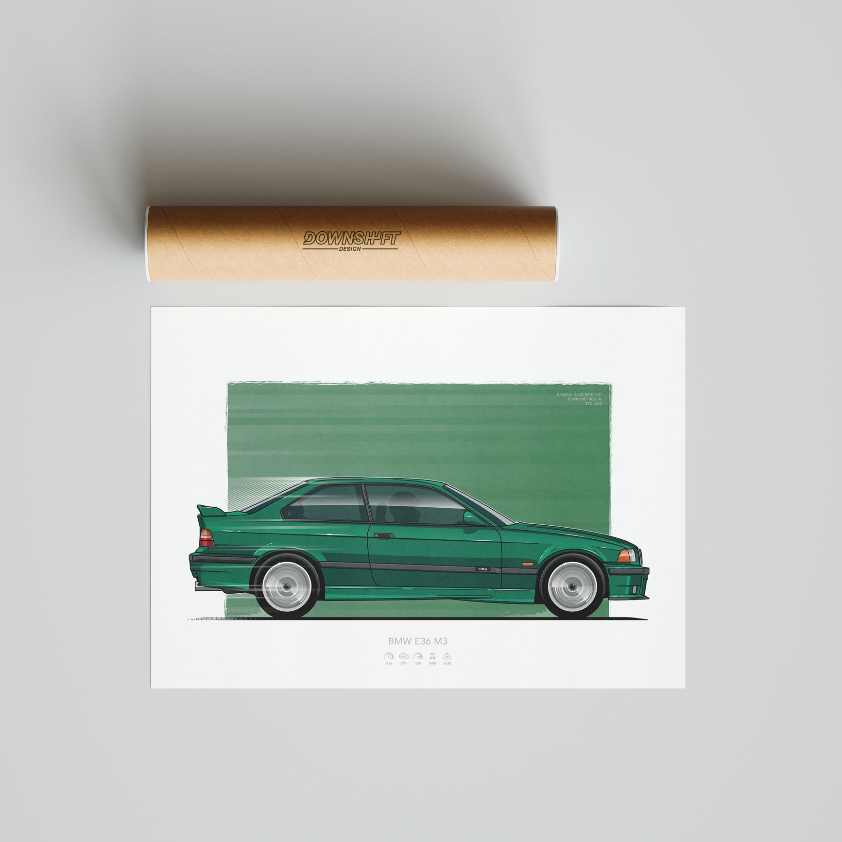 BMW E36 M3 – Fine Art Automotive Print