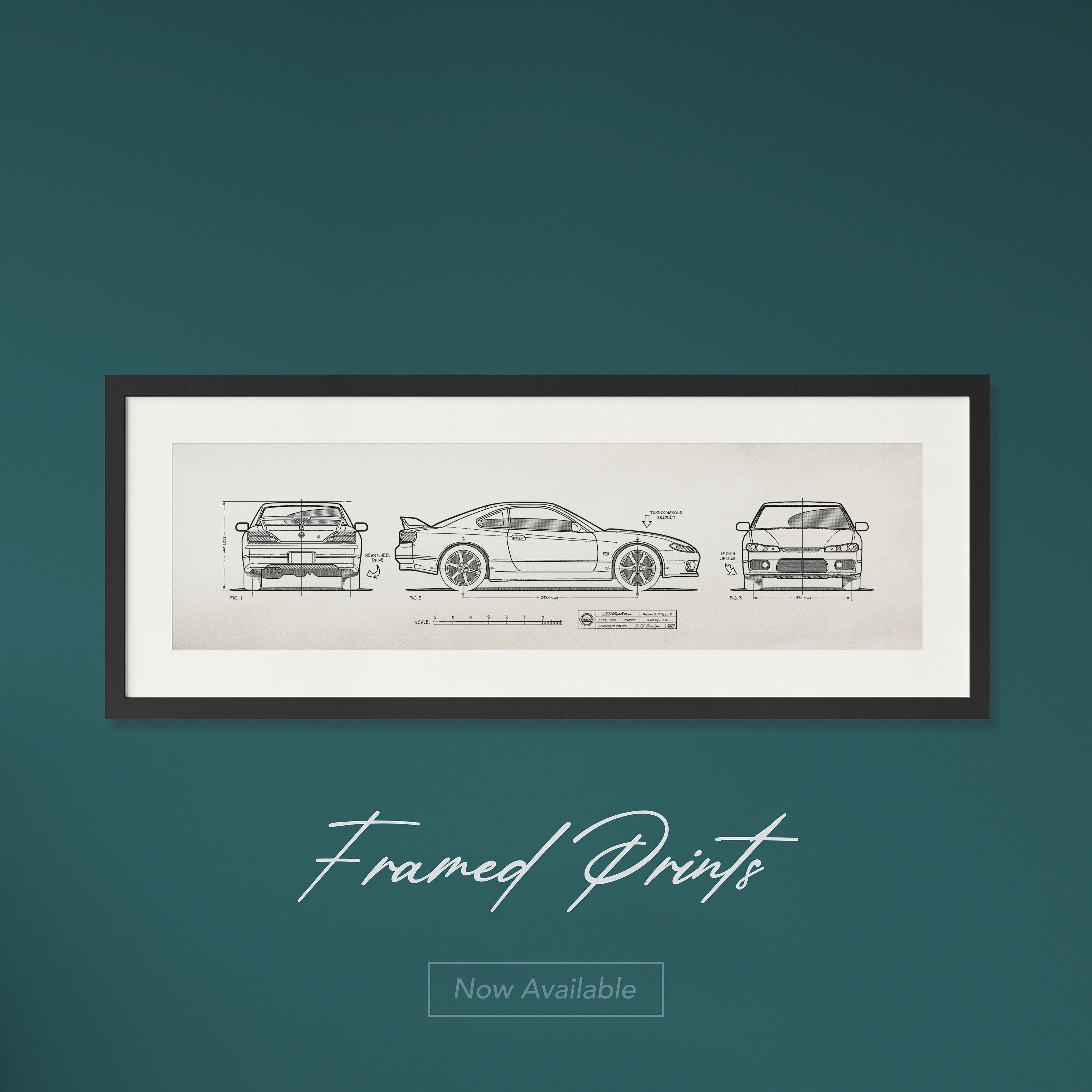 Nissan S15 - Car Blueprint Collection