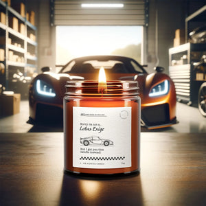 Personalised Car Candle - Sorry it's not a car My Store
