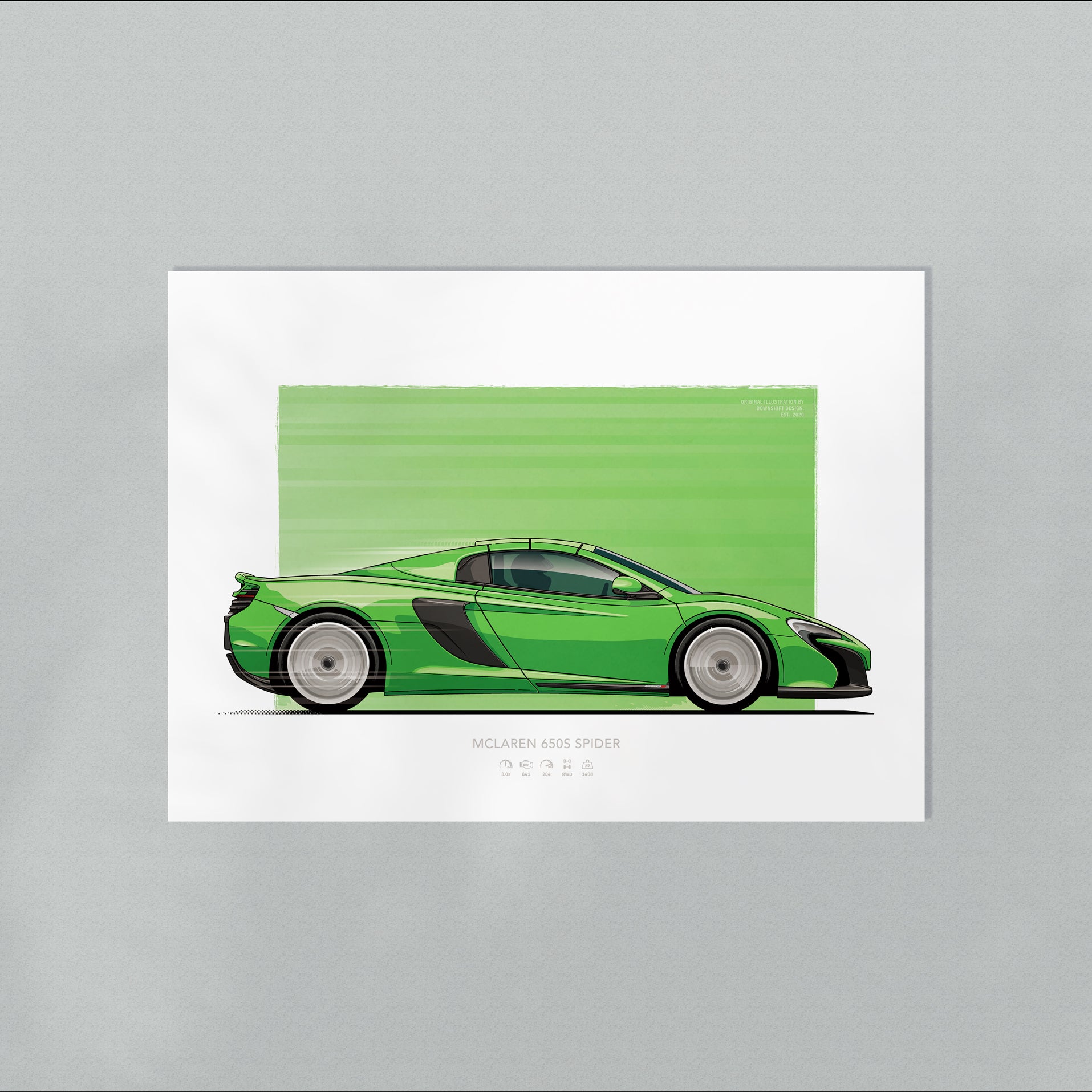 McLaren 650s Spider – Fine Art Automotive Print