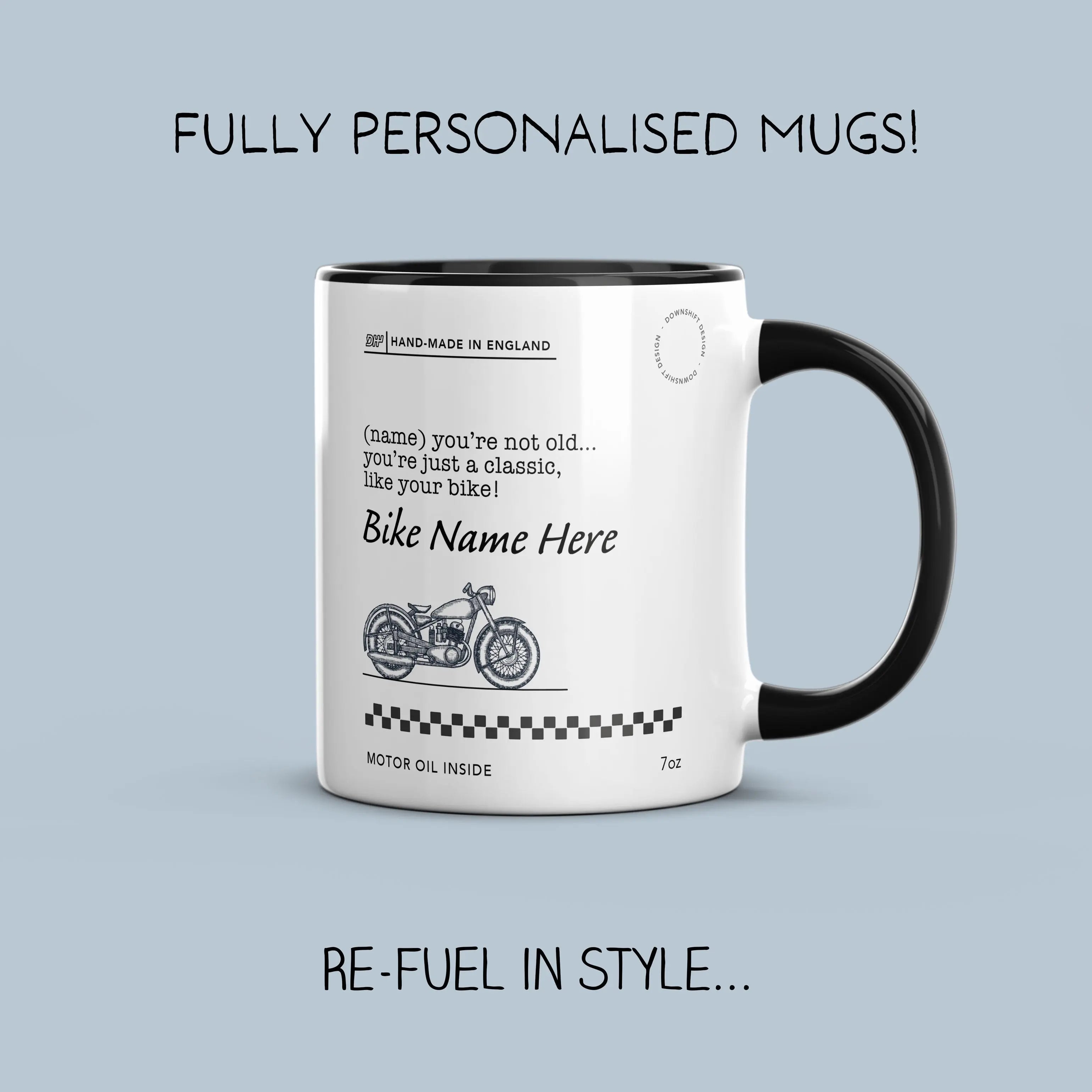 Personalised Motorcycle Mug - Add your bike My Store
