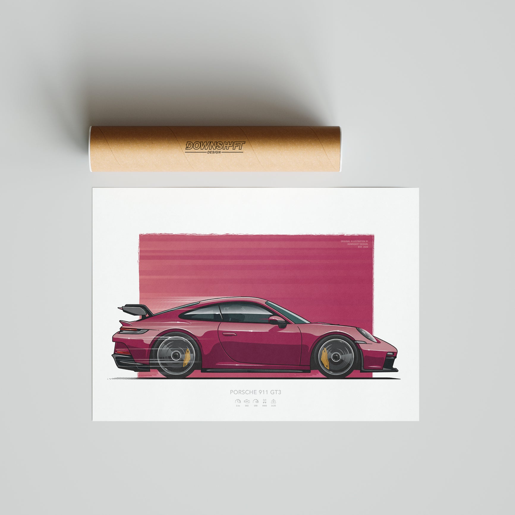Porsche 911 GT3 – Fine Art Automotive Print
