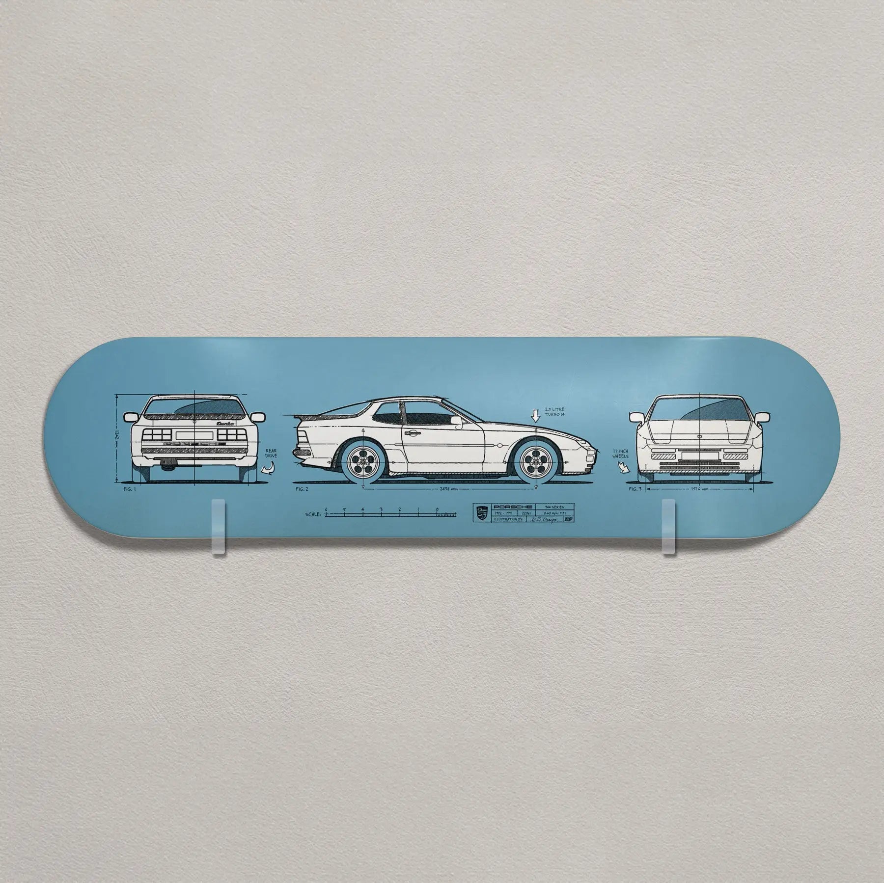 Porsche 944 - Car Blueprint Collection My Store
