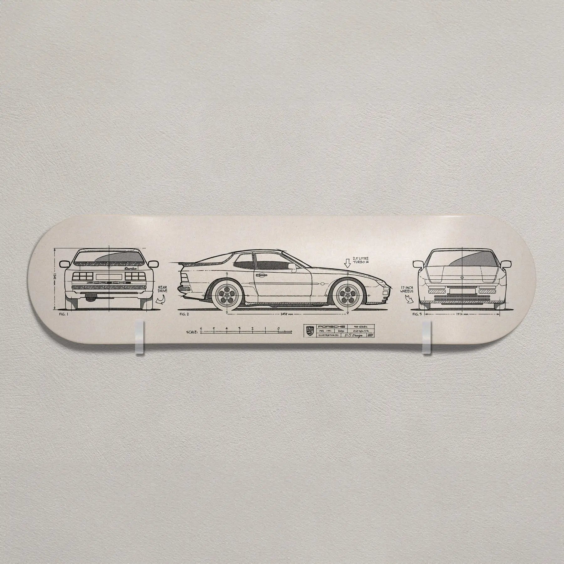 Porsche 944 - Car Blueprint Collection My Store