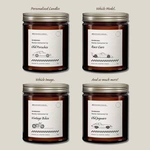 Personalised Car Candle - Easily distracted by old cars My Store