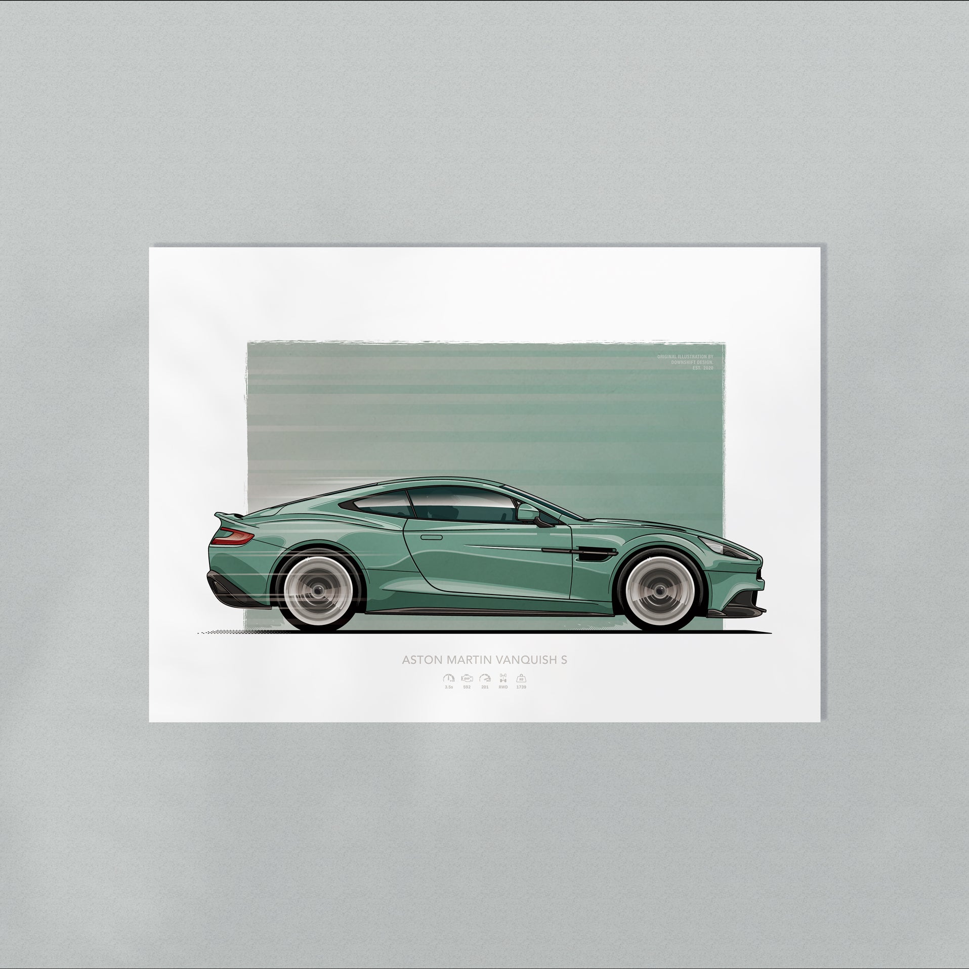 Aston Martin Vanquish S – Fine Art Automotive Print
