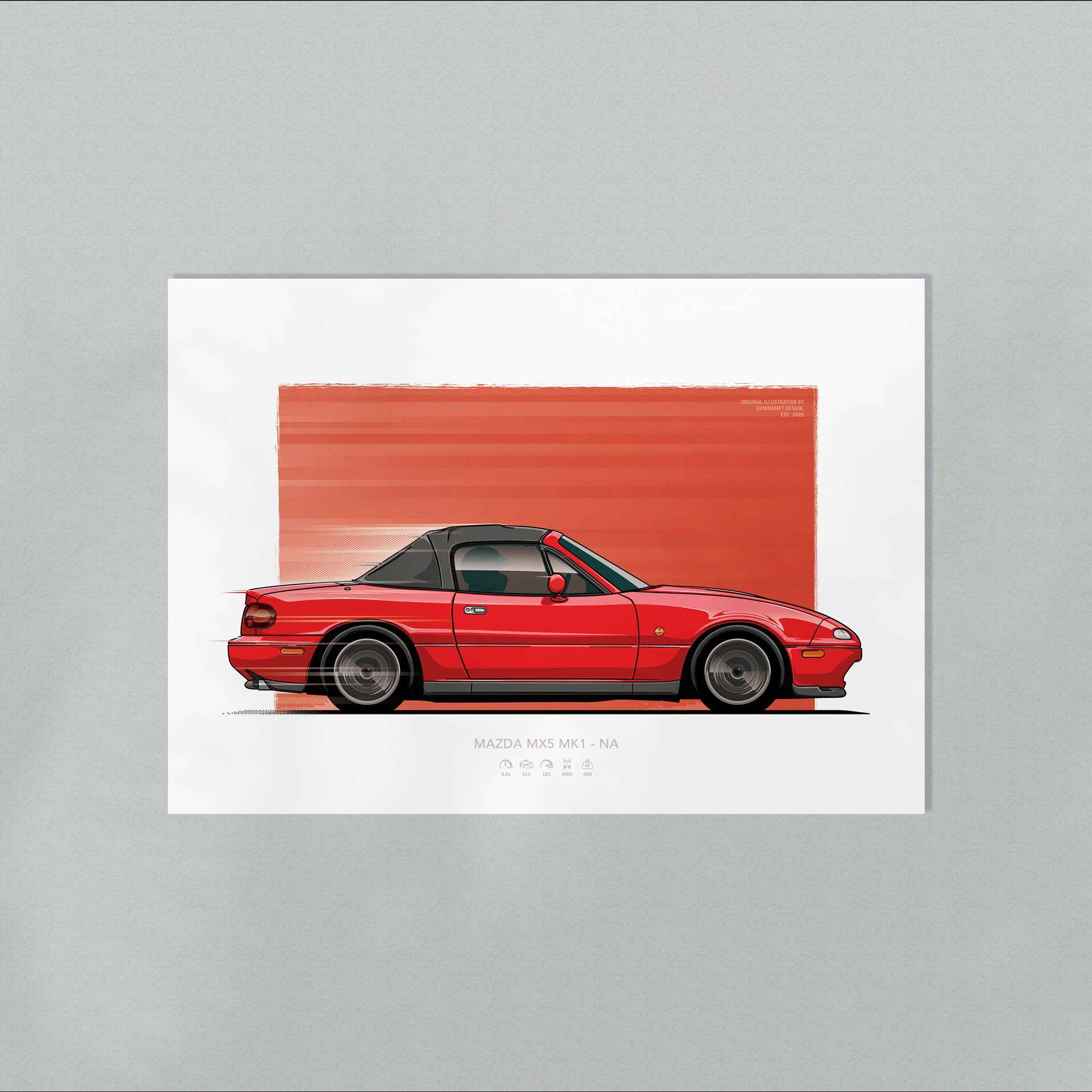 Mazda MX-5 – Fine Art Automotive Print