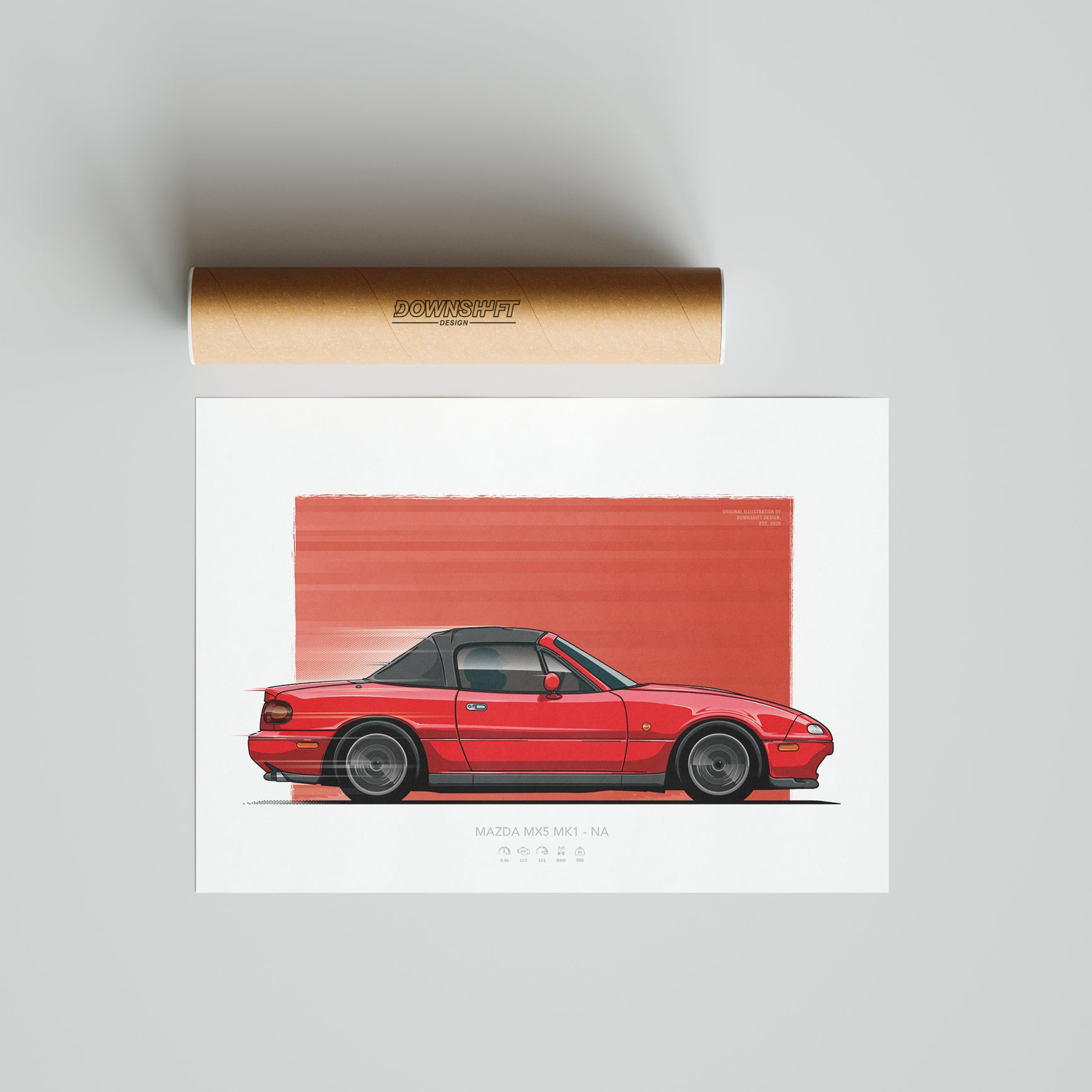 Mazda MX-5 – Fine Art Automotive Print