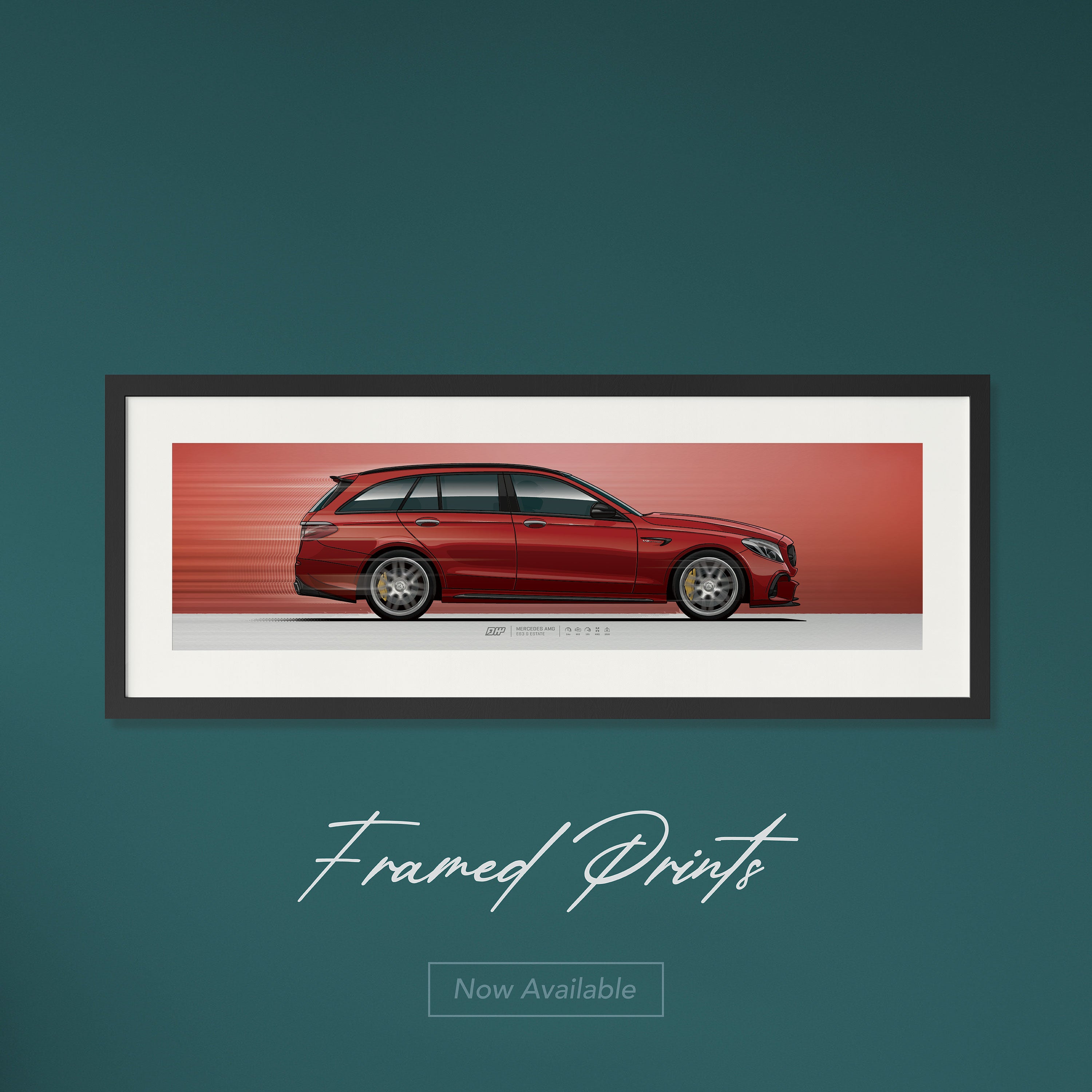 Mercedes E63 AMG Estate Art Deck