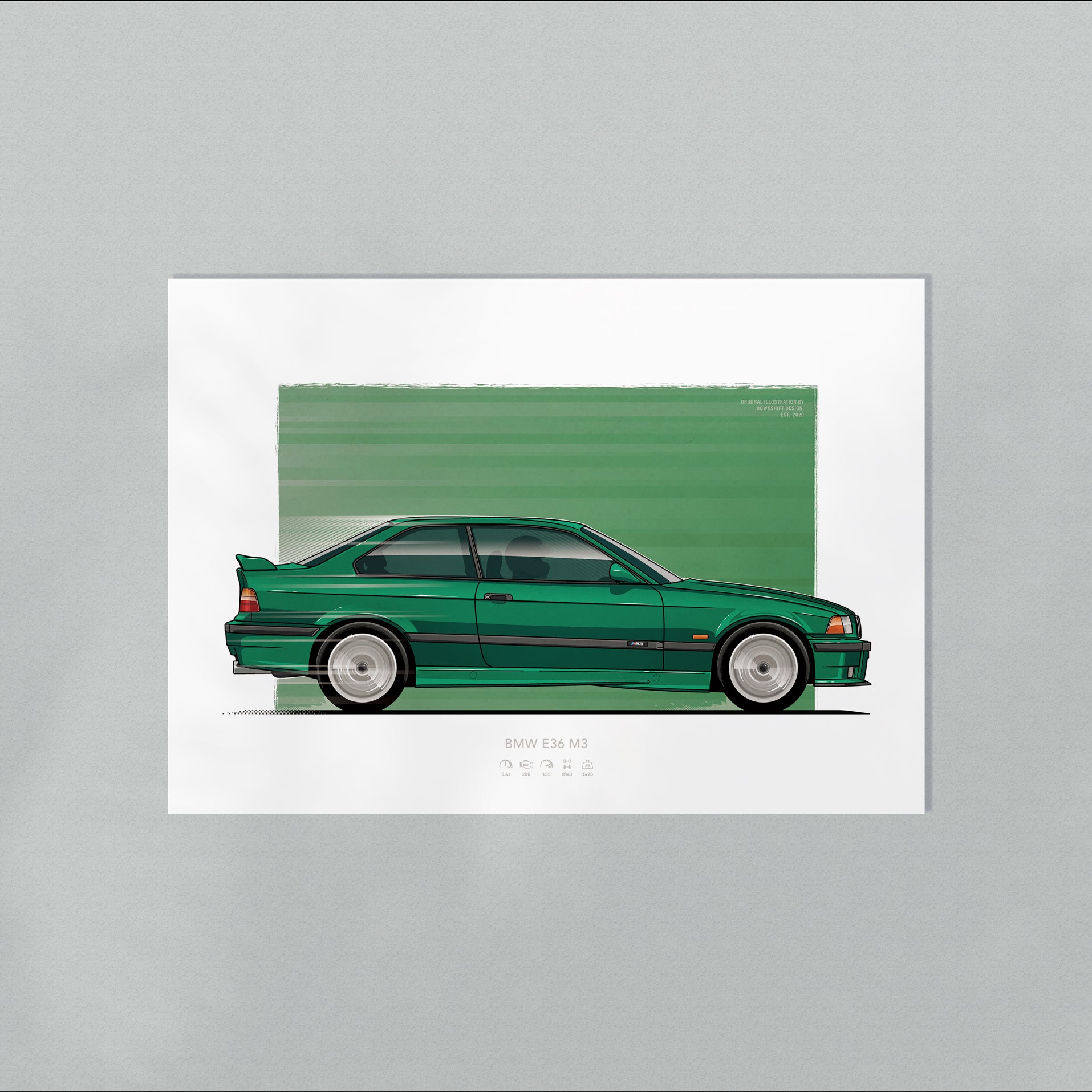 BMW E36 M3 – Fine Art Automotive Print