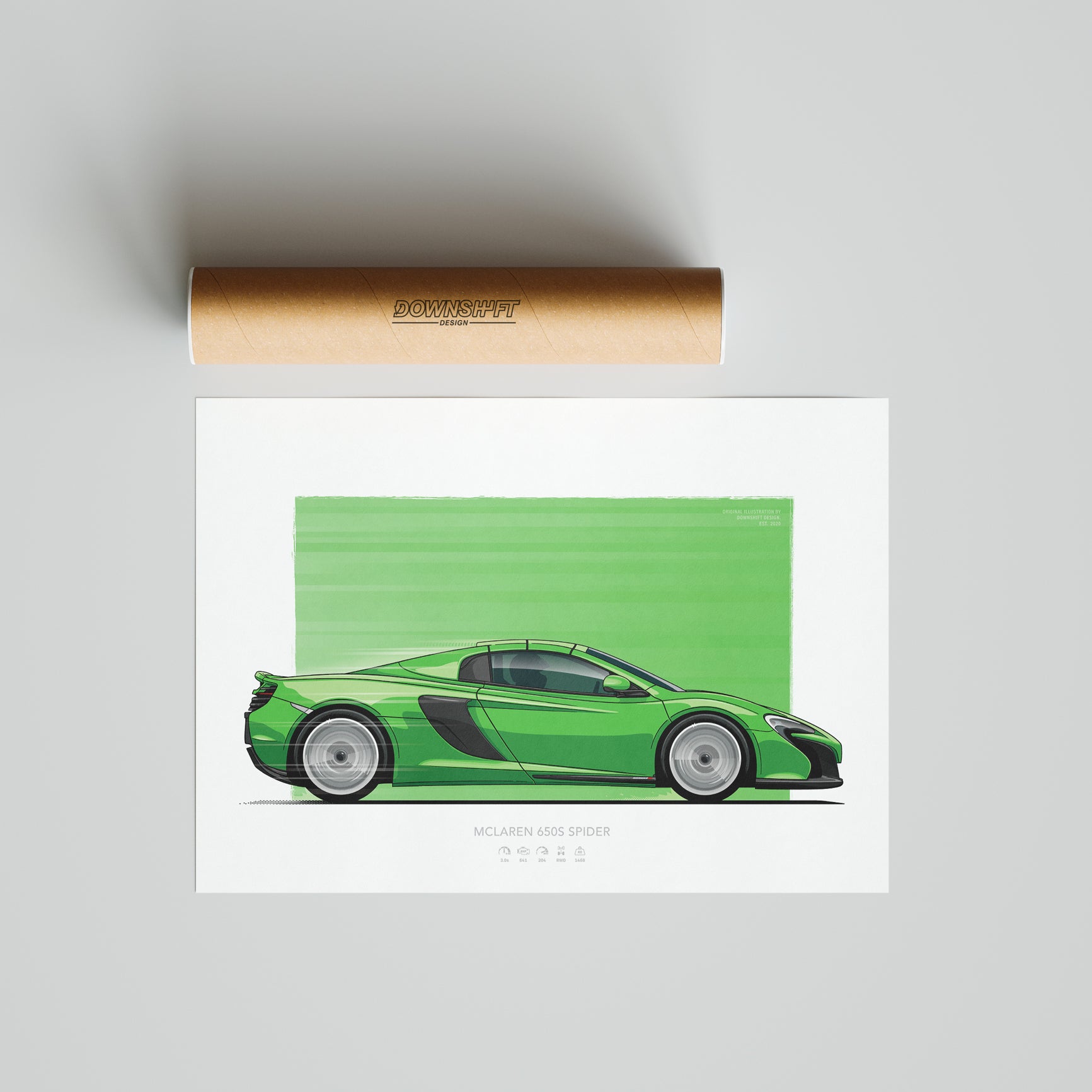 McLaren 650s Spider – Fine Art Automotive Print