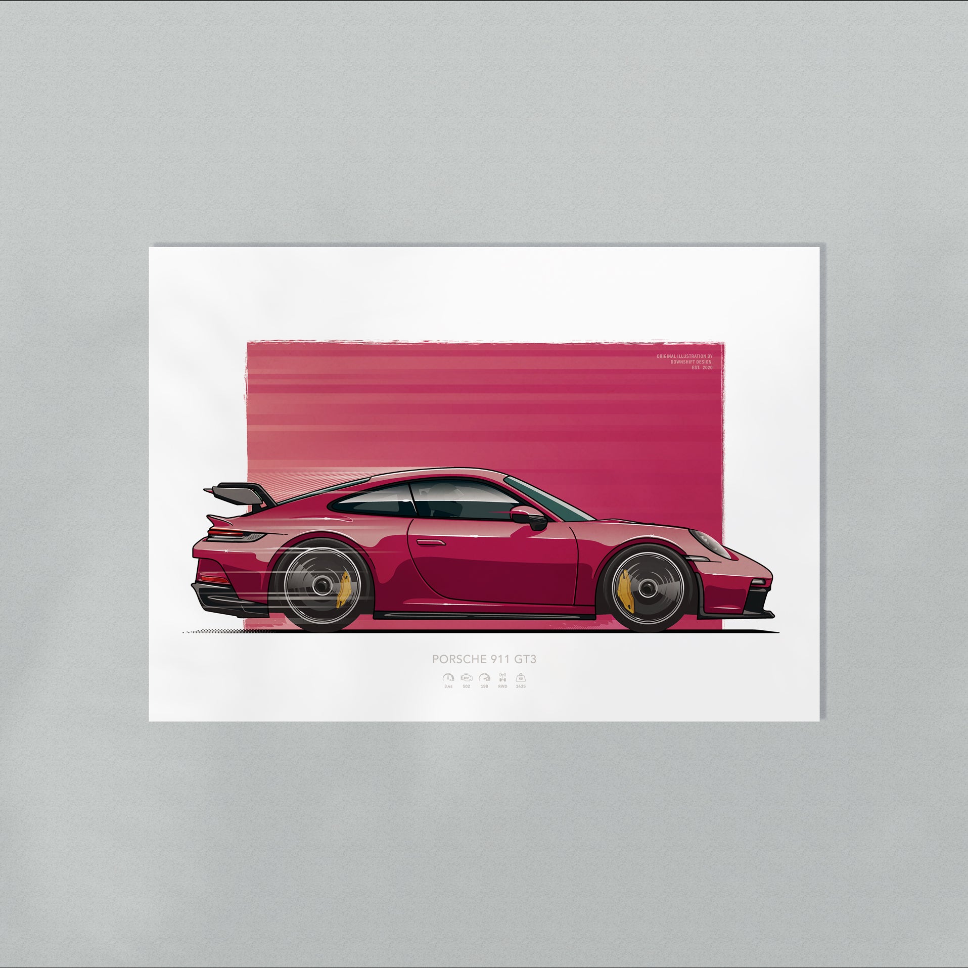 Porsche 911 GT3 – Fine Art Automotive Print